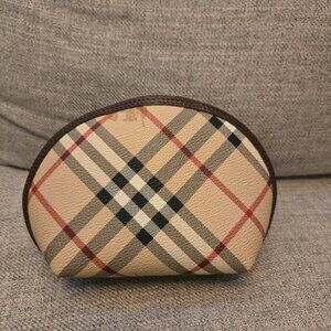 Burberry Leather Travel Pouch